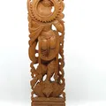 Tượng Krishna Thổi Sáo - Điêu Khắc Gỗ Đàn Hương - Thumbnail 6