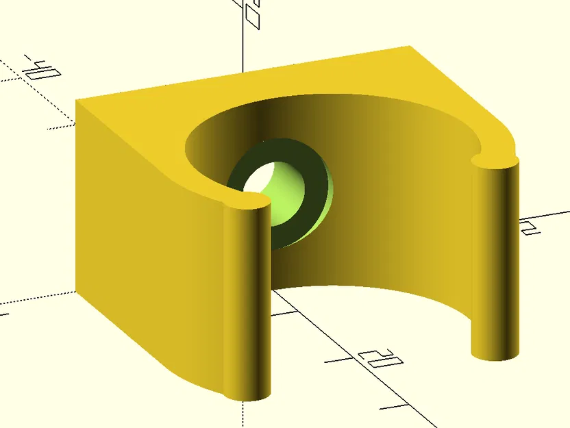 Giá đỡ chổi tùy chỉnh (openSCAD) - Image 1