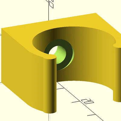 Giá đỡ chổi tùy chỉnh (openSCAD)