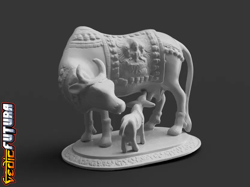 Bò Thần Cùng Bê Con - Image 2