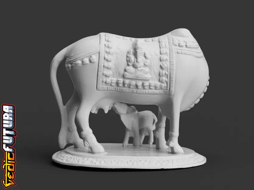 Bò Thần Cùng Bê Con - Image 3