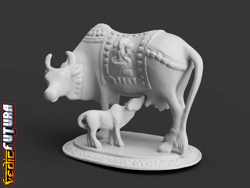 Bò Thần Cùng Bê Con - Image 4