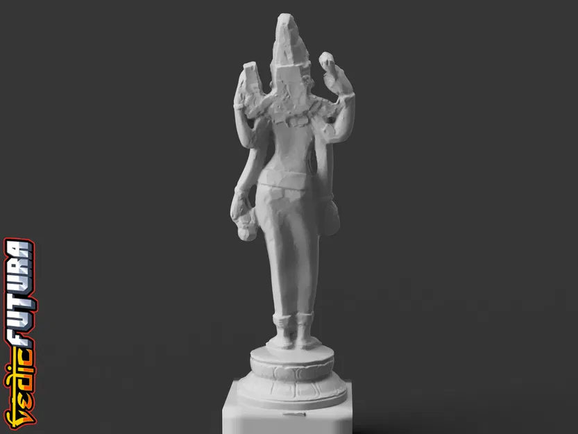 Devi cầm bình nước & sách - Image 2