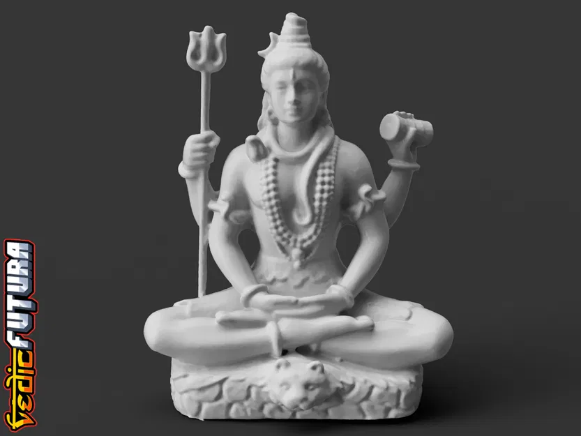 Shiva Thiền Định Trên Da Hổ - Image 1