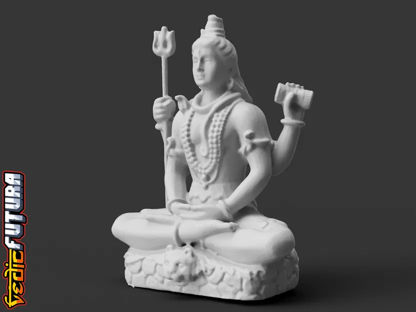 Shiva Thiền Định Trên Da Hổ - Image 2