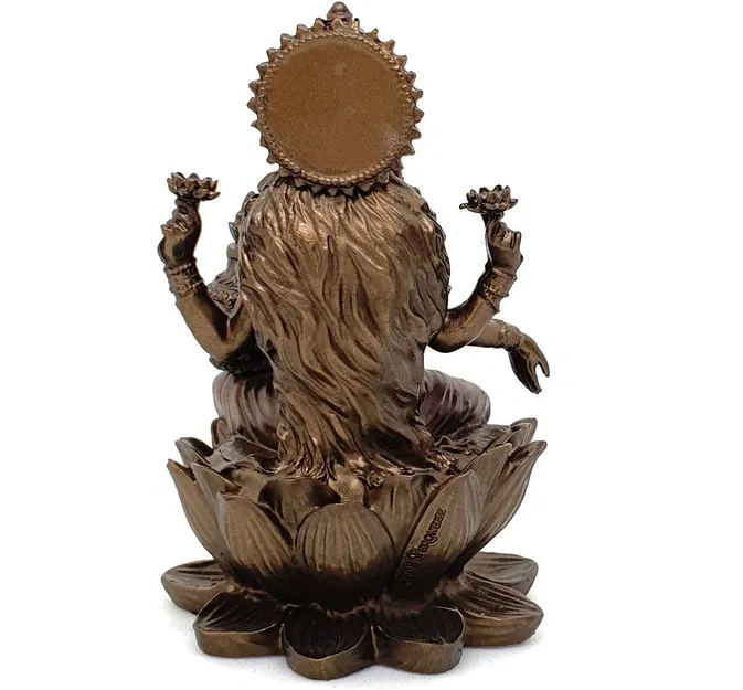 Lakshmi - Nữ thần May mắn, trên đài sen - Image 9