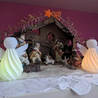 Thiên Thần Nến Tealight (Chế Độ Vase)