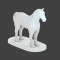 Mô Hình Ngựa 3D - Thumbnail 1