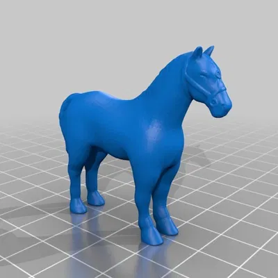 Mô Hình Ngựa 3D