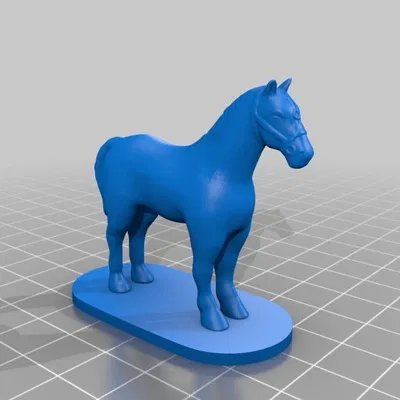 Mô Hình Ngựa 3D