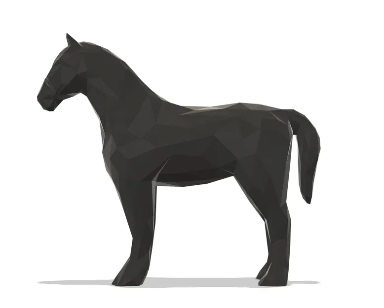 Ngựa Low Poly Dễ In - Image 3