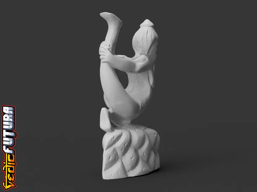 Tượng Thầy Yoga Tư Thế Nửa Cung (Ardha-Dhanurasana) - Image 3