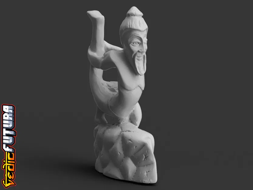 Tượng Thầy Yoga Tư Thế Nửa Cung (Ardha-Dhanurasana) - Image 4