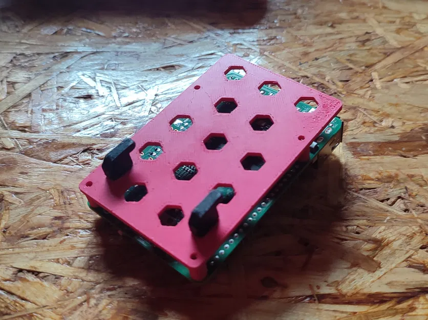 Đế gắn Raspberry Pi 3/4/5 có móc treo cho bảng Ikea Skådis - Image 2