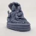 Vishnu & Lakshmi Tựa Lưng Trên Rắn Thần Shesha - Thumbnail 7