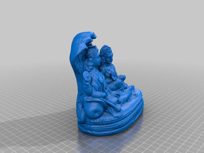 Vishnu & Lakshmi Tựa Lưng Trên Rắn Thần Shesha - Image 8