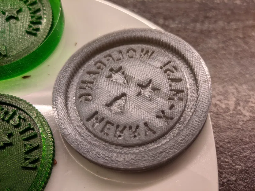 Đồng xu Giáng Sinh tùy chỉnh kèm khuôn sô cô la tùy chọn - Image 2