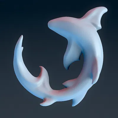 Cá Mập 2 - Mô Hình In 3D