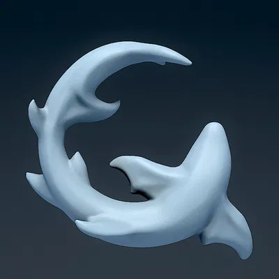 Cá Mập 2 - Mô Hình In 3D