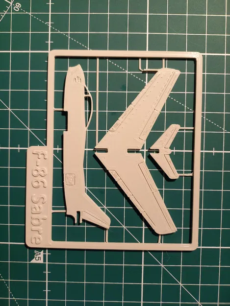 Bộ Kit F-86 Sabre Dạng Thẻ - Image 3