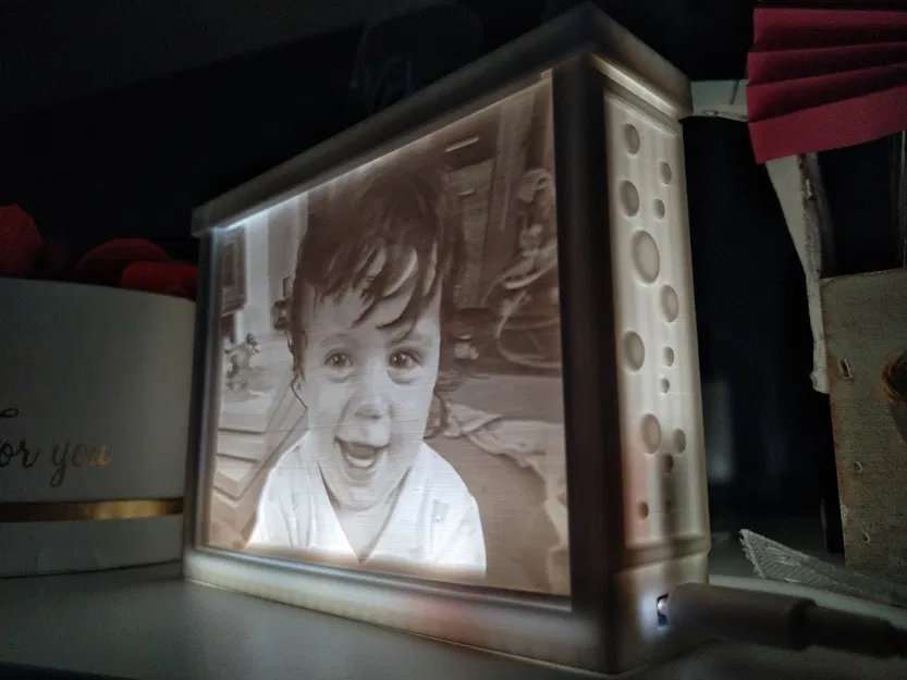 Khung Hộp Lithophane V3 Dành Cho Dây LED - Image 2