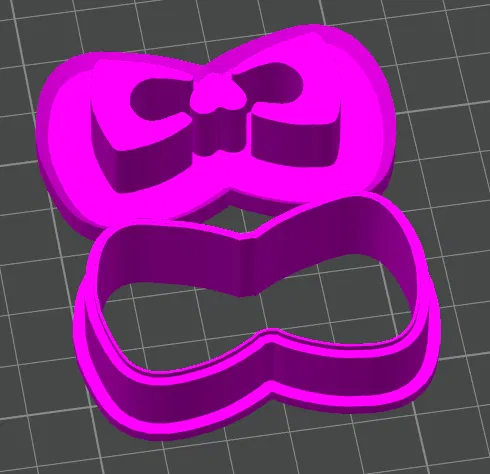 Nơ Trái Tim - Khuôn Cắt Bánh Ngày Lễ Tình Nhân - Image 1