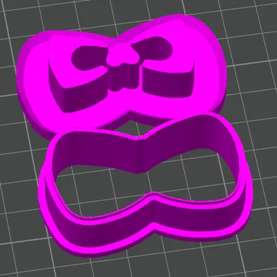 Nơ Trái Tim - Khuôn Cắt Bánh Ngày Lễ Tình Nhân