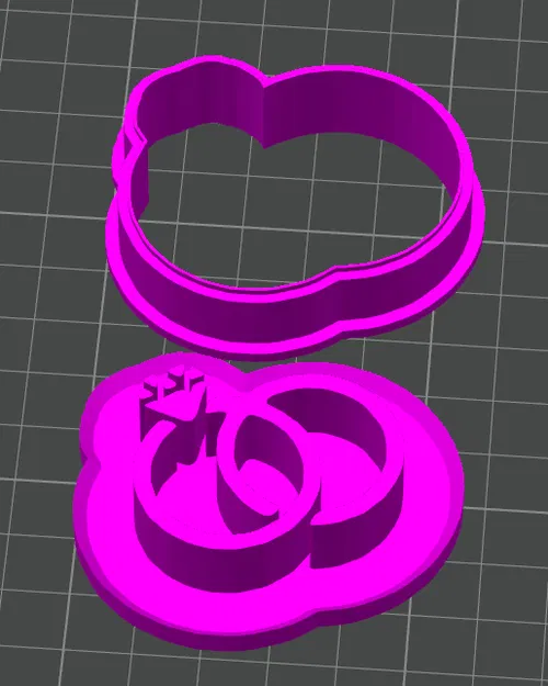 Dao Cắt Nhẫn - Tình Yêu - Lễ Tình Nhân - Đám Cưới - Image 1