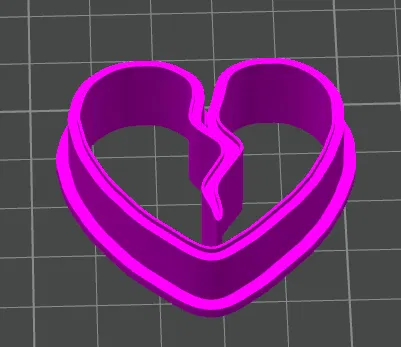 Trái tim tan vỡ 1 - Dao cắt bánh cho ngày Valentine - Image 1