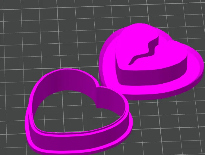 Khuôn Cắt Hình Trái Tim Vỡ Cho Ngày Valentine - Mã Số 1 - Image 1