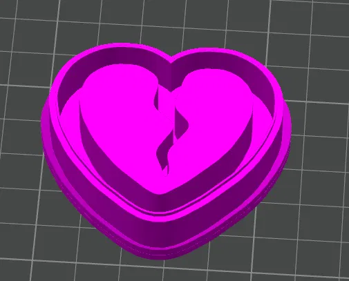 Khuôn Cắt Hình Trái Tim Vỡ Cho Ngày Valentine - Mã Số 1 - Image 2