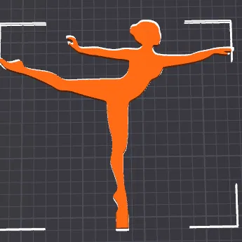 Mô hình 3D Vũ công