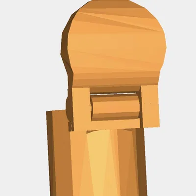 Thùng rác Low poly V3 (in liền)