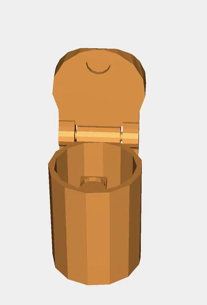 Thùng rác Low poly V3 (in liền) - Image 2