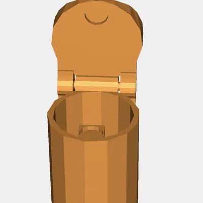 Thùng rác Low poly V3 (in liền)