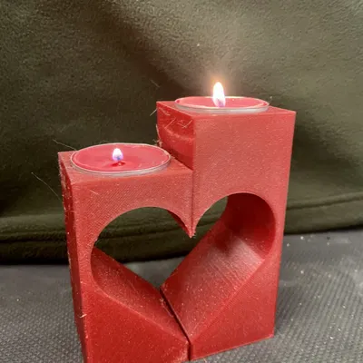 Chân Nến Hình Trái Tim