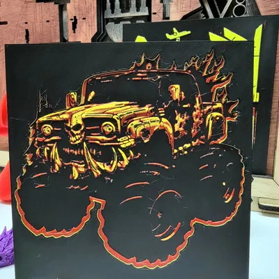 Xe Tải Quái Vật "Phượng Hoàng" Tặng Cháu Trai