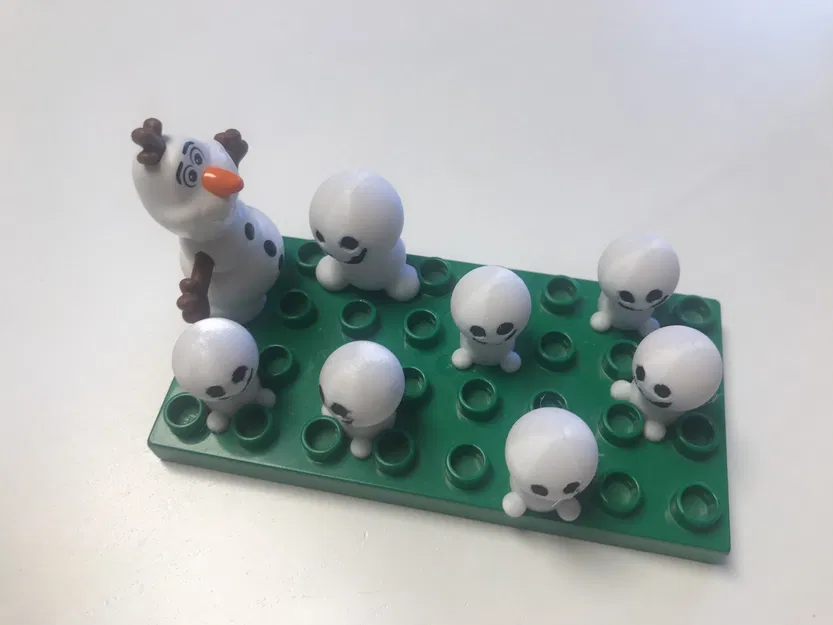 Snowgie - Người Tuyết Baby / Olaf (Tương thích Duplo) - Image 1