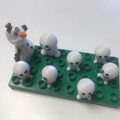 Snowgie - Người Tuyết Baby / Olaf (Tương thích Duplo)