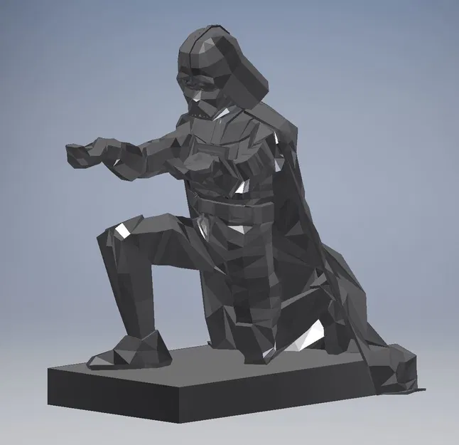 Chân đế bút Darth Vader Phong cách Low Poly - Image 2