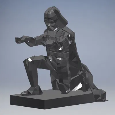 Chân đế bút Darth Vader Phong cách Low Poly