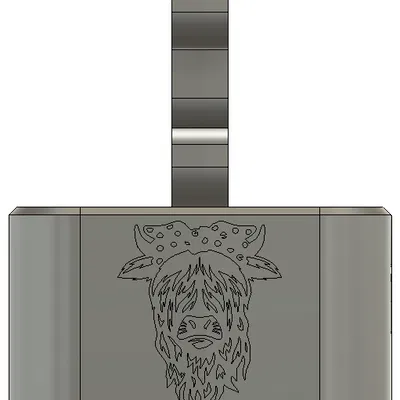 Hộp Đựng Bơ (Hình Con Bò)