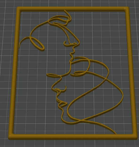 Mô hình 3D Nụ hôn Bất Tận - Endless Kissing - Image 1