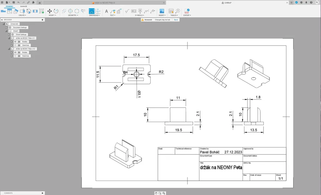 Kẹp Đèn Neon LED 12-24V - Image 1