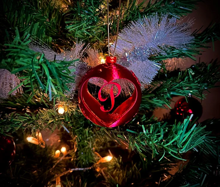 Tùy Chỉnh Phụ Kiện Trang Trí Giáng Sinh Hình Trái Tim - Image 3