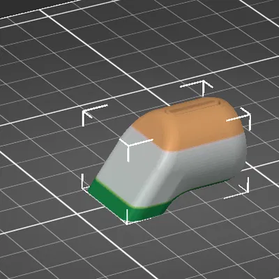 Dao cạo giường in 3D kiểu ngón tay