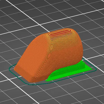 Dao cạo giường in 3D kiểu ngón tay