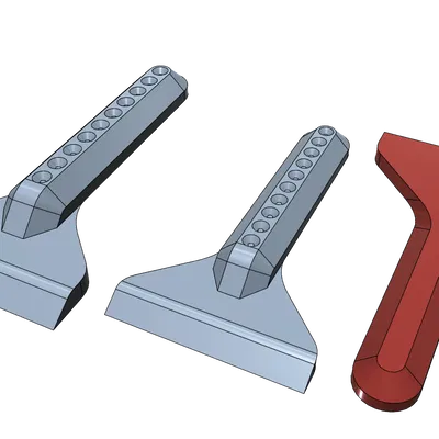 Dụng Cụ Cạo Lưỡi Dao Dễ In, Thiết Kế Công Thái Học