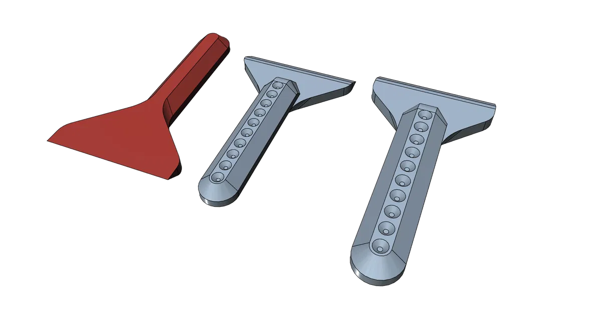 Dụng Cụ Cạo Lưỡi Dao Dễ In, Thiết Kế Công Thái Học - Image 2