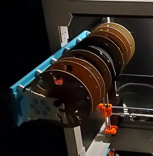 Chân đỡ cuộn chỉ Dovetail kèm ray trượt ngăn kéo cho Repwinder - Image 1